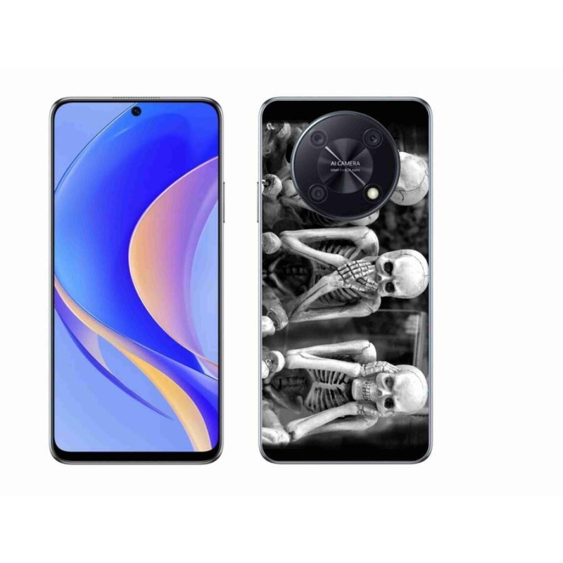 Gélový kryt mmCase na mobil Huawei Nova Y90 - kostlivci