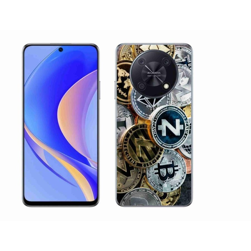 Gélový kryt mmCase na mobil Huawei Nova Y90 - kryptomeny