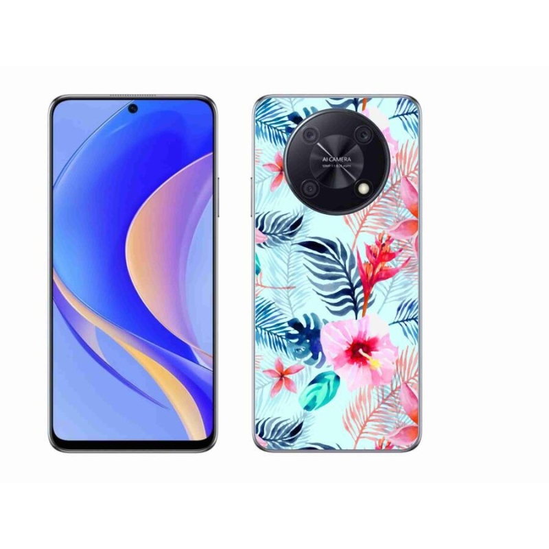 Gélový kryt mmCase na mobil Huawei Nova Y90 - kvety