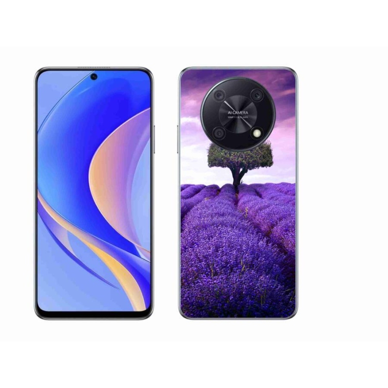 Gélový kryt mmCase na mobil Huawei Nova Y90 - levanduľová lúka