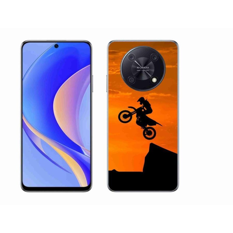 Gélový kryt mmCase na mobil Huawei Nova Y90 - motocross