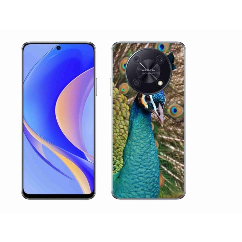 Gélový kryt mmCase na mobil Huawei Nova Y90 - páv