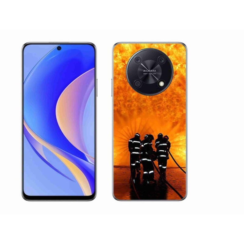 Gélový kryt mmCase na mobil Huawei Nova Y90 - požiar