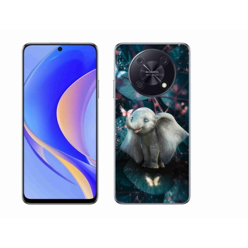 Gélový kryt mmCase na mobil Huawei Nova Y90 - roztomilý slon