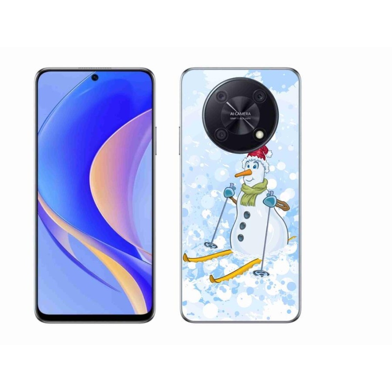 Gélový kryt mmCase na mobil Huawei Nova Y90 - snehuliak