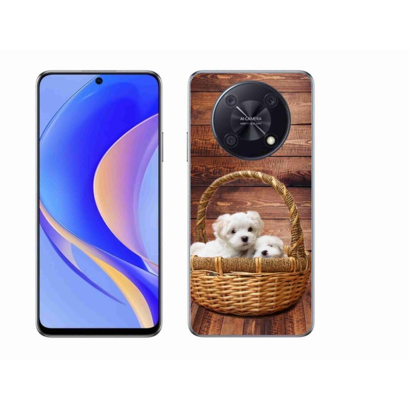 Gélový kryt mmCase na mobil Huawei Nova Y90 - šteniatka