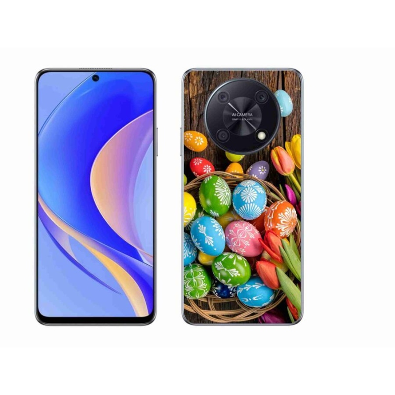 Gélový kryt mmCase na mobil Huawei Nova Y90 - veľkonočné vajíčka