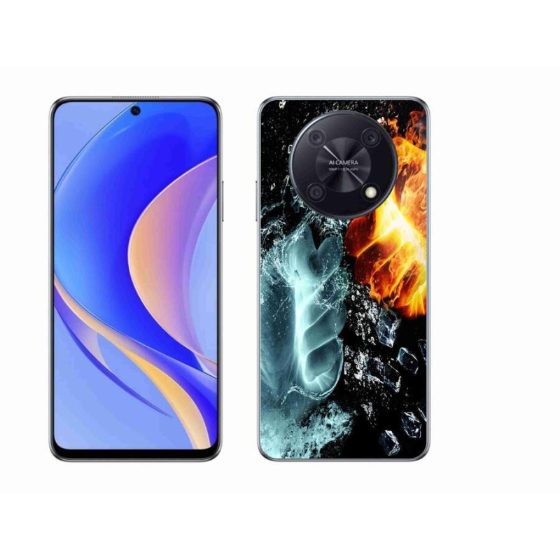 Gélový kryt mmCase na mobil Huawei Nova Y90 - voda a oheň