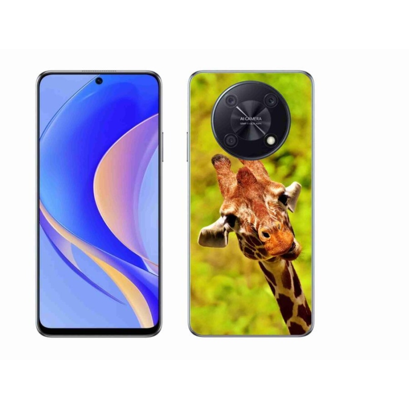 Gélový kryt mmCase na mobil Huawei Nova Y90 - žirafa