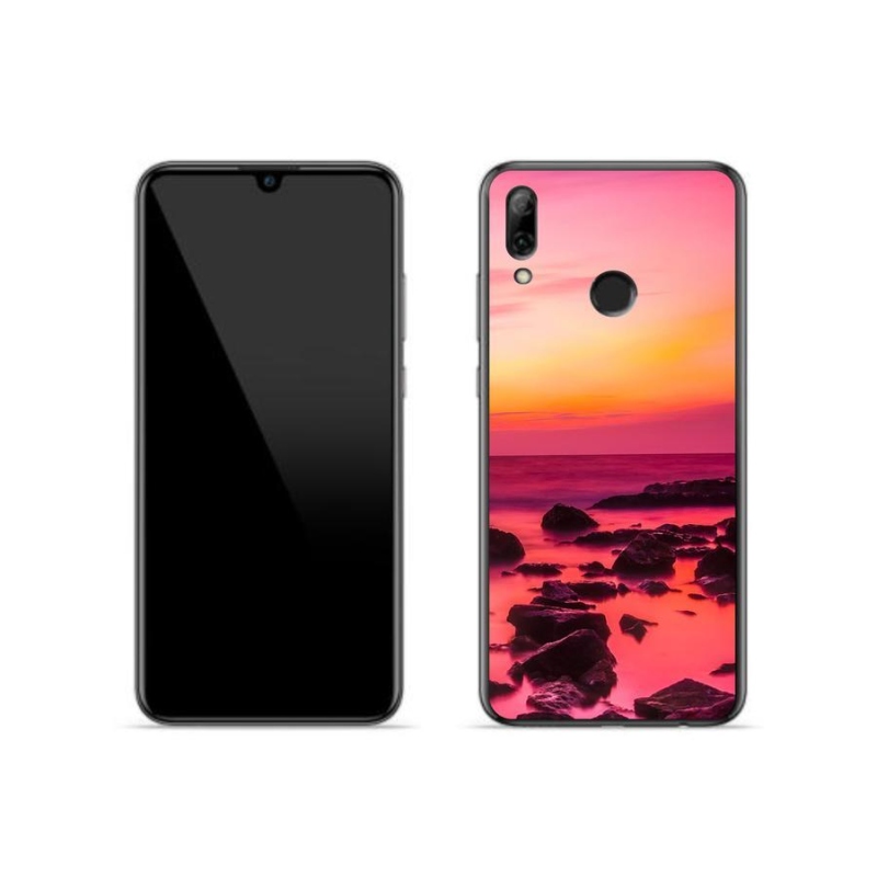 Gélový kryt mmCase na mobil Huawei P Smart (2019) - more a žiara