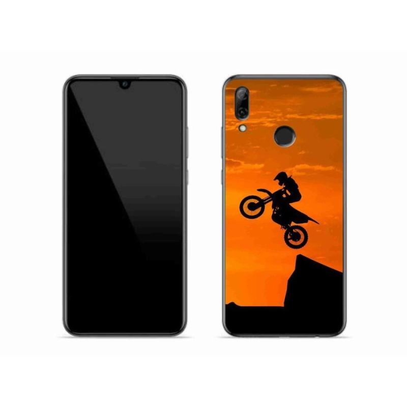 Gélový kryt mmCase na mobil Huawei P Smart (2019) - motocross