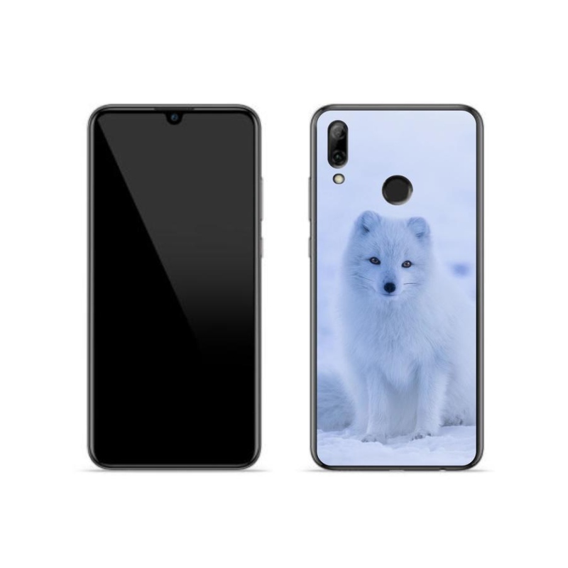 Gélový kryt mmCase na mobil Huawei P Smart (2019) - polárna líška