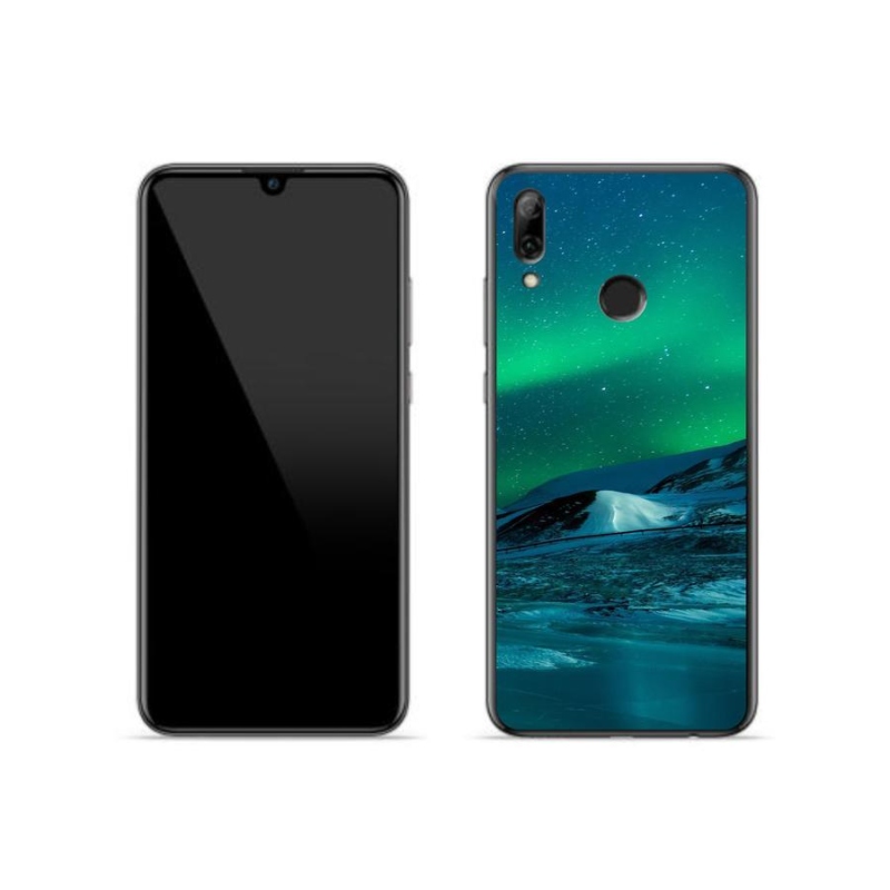 Gélový kryt mmCase na mobil Huawei P Smart (2019) - polárna žiara