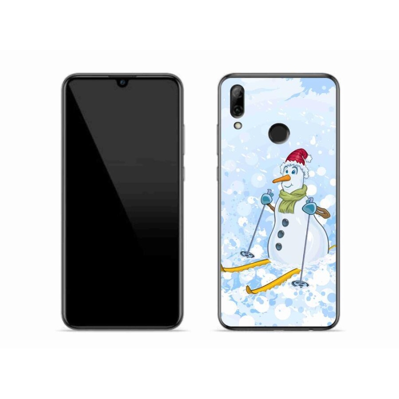 Gélový kryt mmCase na mobil Huawei P Smart (2019) - snehuliak