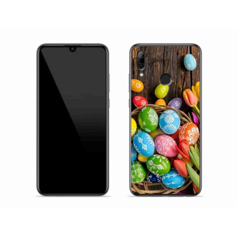 Gélový kryt mmCase na mobil Huawei P Smart (2019) - veľkonočné vajíčka