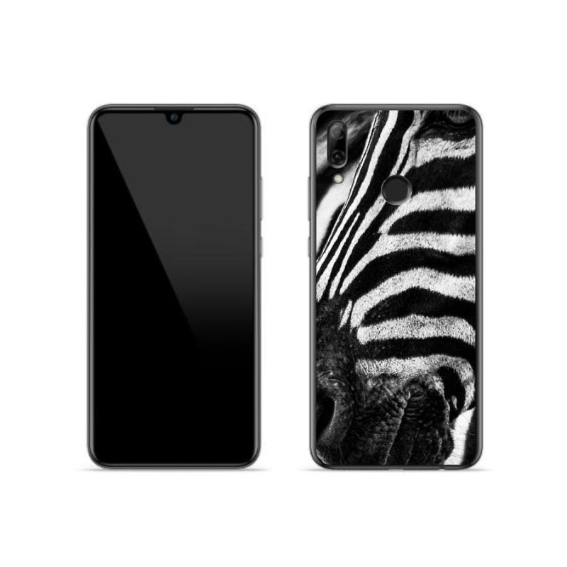 Gélový kryt mmCase na mobil Huawei P Smart (2019) - zebra