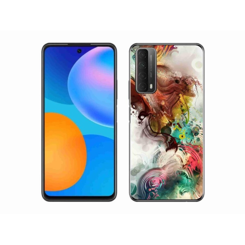 Gélový kryt mmCase na mobil Huawei P Smart (2021) - abstrakt 1