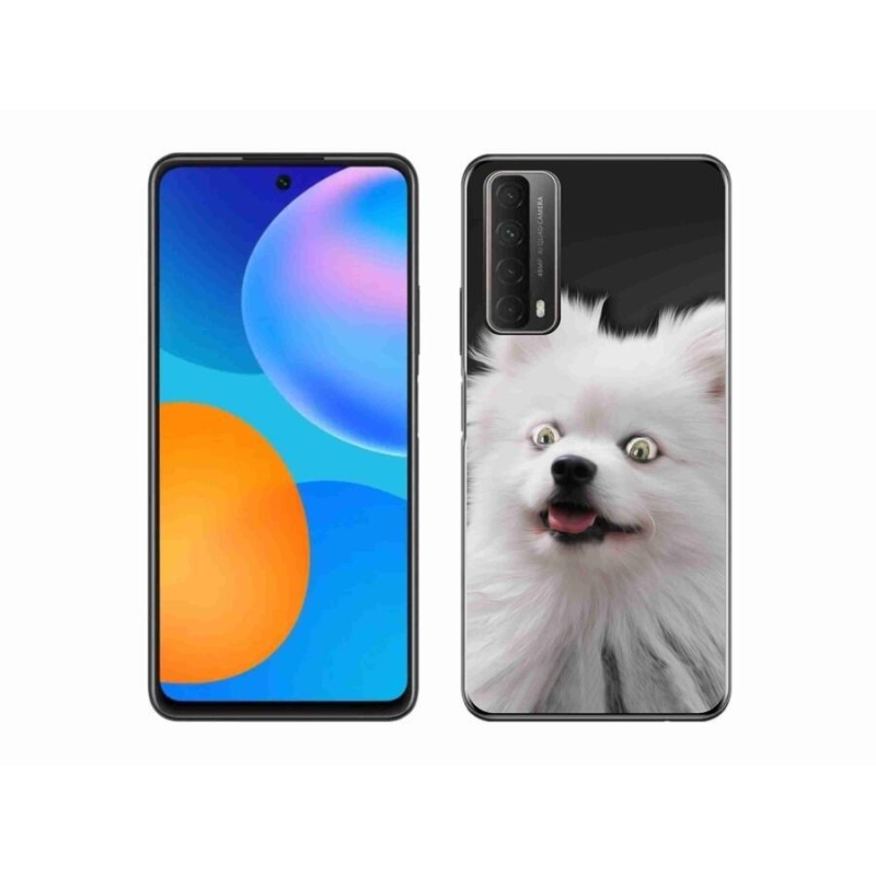 Gélový kryt mmCase na mobil Huawei P Smart (2021) - biely špic