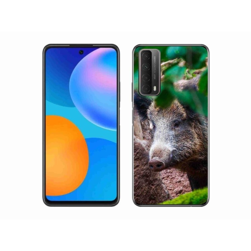 Gélový kryt mmCase na mobil Huawei P Smart (2021) - divoké prasa