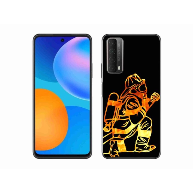 Gélový kryt mmCase na mobil Huawei P Smart (2021) - hasič 1