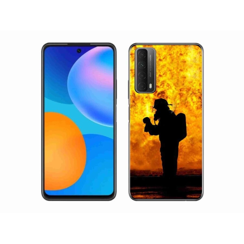 Gélový kryt mmCase na mobil Huawei P Smart (2021) - hasič