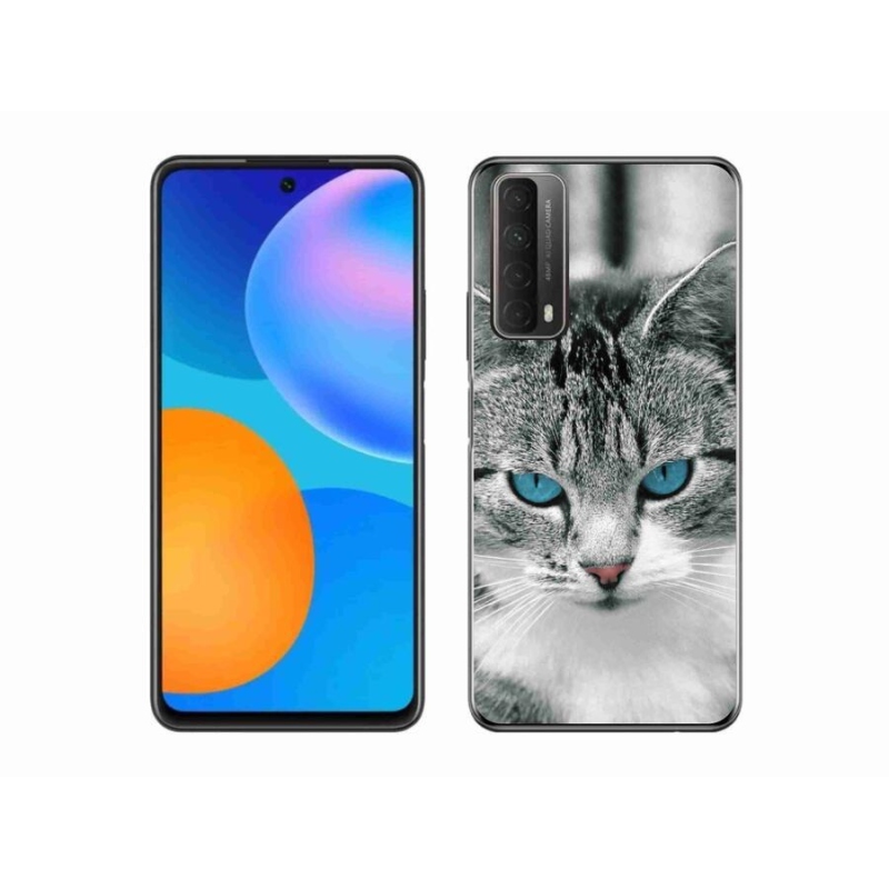 Gélový kryt mmCase na mobil Huawei P Smart (2021) - mačacie pohľad 1