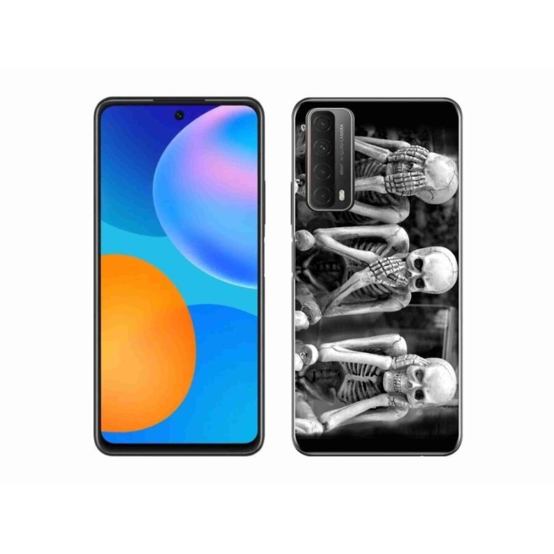 Gélový kryt mmCase na mobil Huawei P Smart (2021) - kostlivci