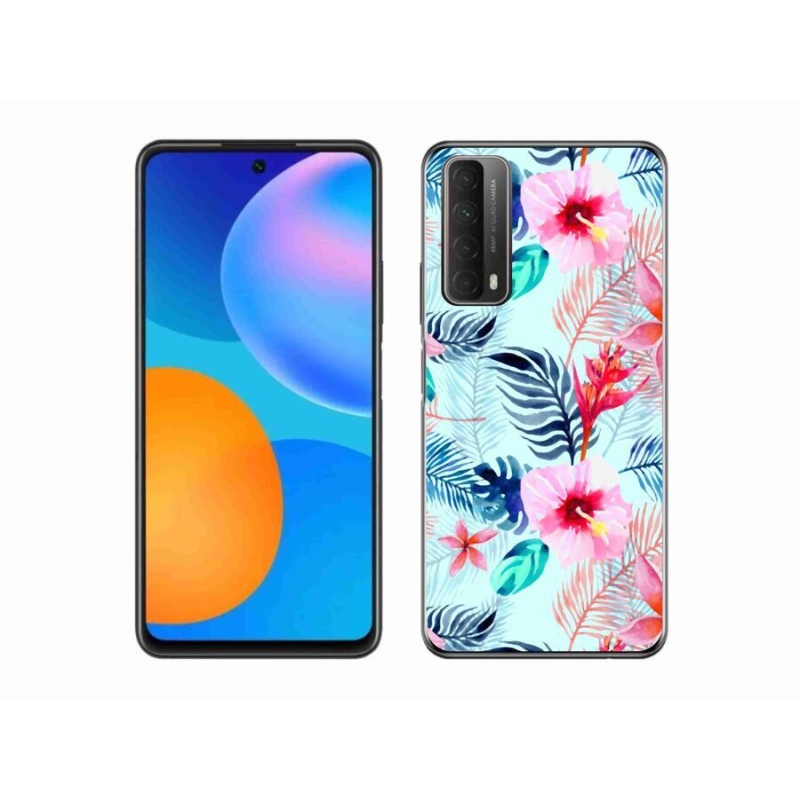 Gélový kryt mmCase na mobil Huawei P Smart (2021) - kvety