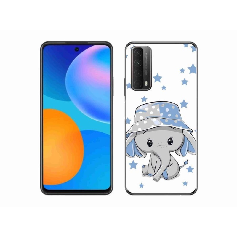 Gélový kryt mmCase na mobil Huawei P Smart (2021) - modrý slon