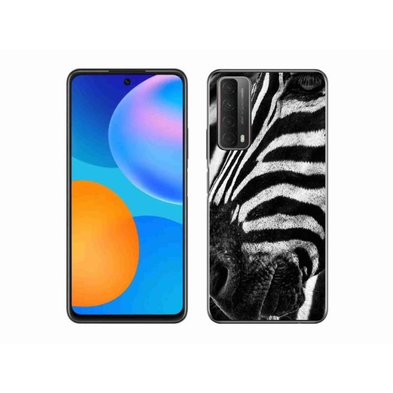 Gélový kryt mmCase na mobil Huawei P Smart (2021) - zebra