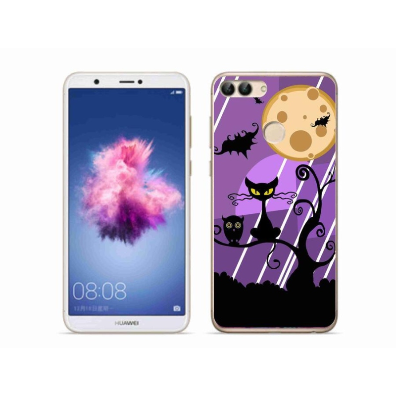 Gélový kryt mmCase na mobil Huawei P Smart - halloween