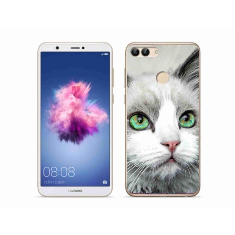 Gélový kryt mmCase na mobil Huawei P Smart - mačací pohľad
