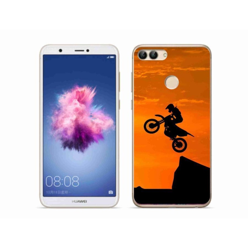 Gélový kryt mmCase na mobil Huawei P Smart - motocross