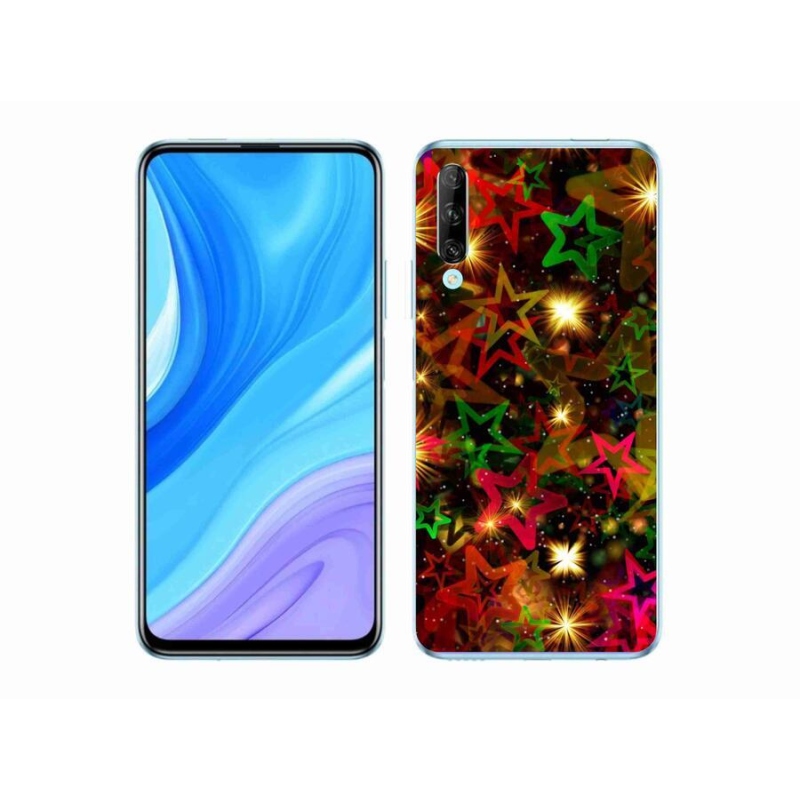 Gélový kryt mmCase na mobil Huawei P Smart Pro (2019) - farebné hviezdičky