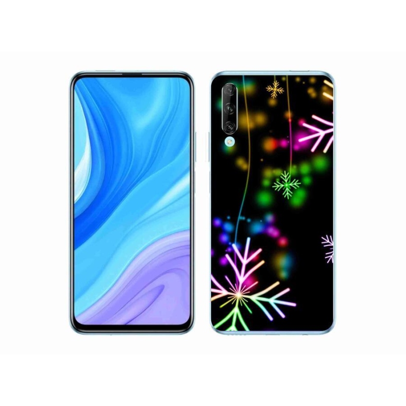 Gélový kryt mmCase na mobil Huawei P Smart Pro (2019) - farebné vločky