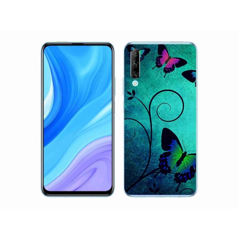 Gélový kryt mmCase na mobil Huawei P Smart Pro (2019) - farební motýle