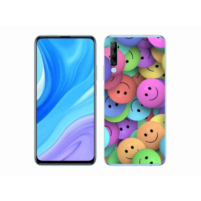 Gélový kryt mmCase na mobil Huawei P Smart Pro (2019) - farební smajlíci