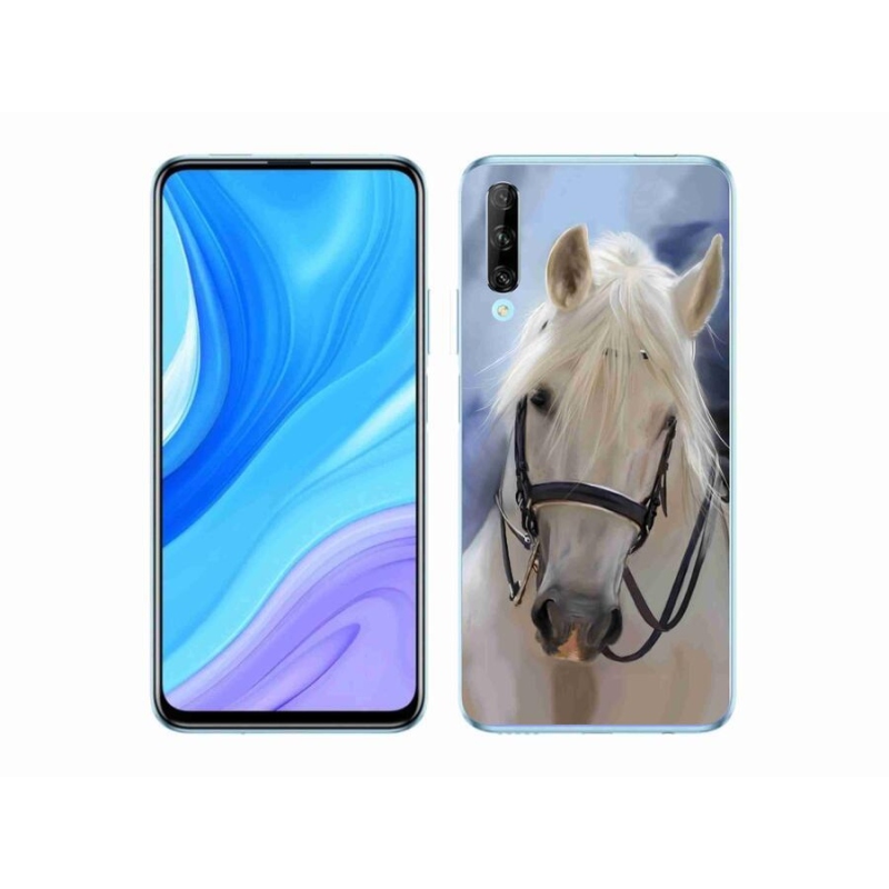 Gélový kryt mmCase na mobil Huawei P Smart Pro (2019) - biely kôň