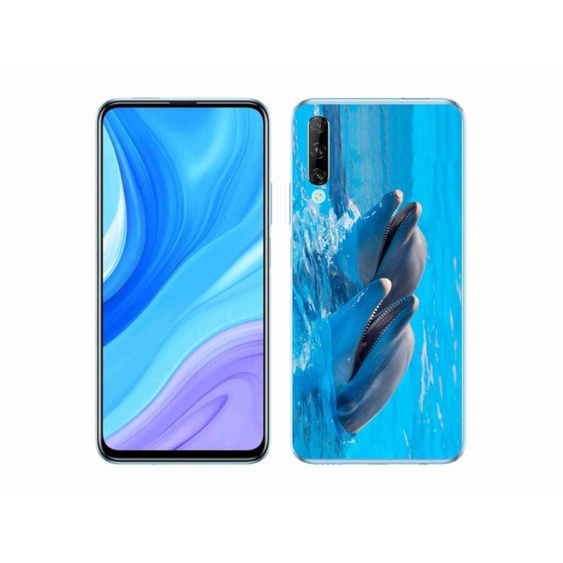 Gélový kryt mmCase na mobil Huawei P Smart Pro (2019) - delfíny