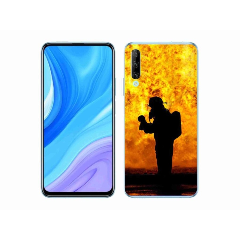 Gélový kryt mmCase na mobil Huawei P Smart Pro (2019) - hasič