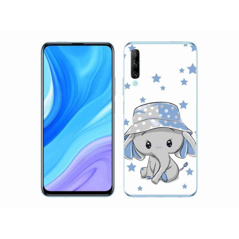 Gélový kryt mmCase na mobil Huawei P Smart Pro (2019) - modrý slon