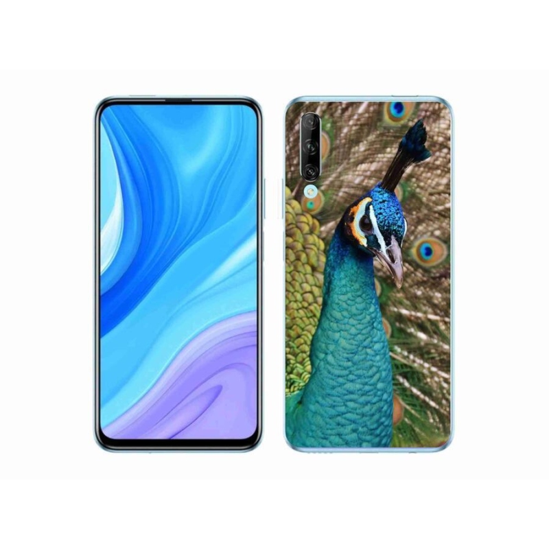 Gélový kryt mmCase na mobil Huawei P Smart Pro (2019) - páv