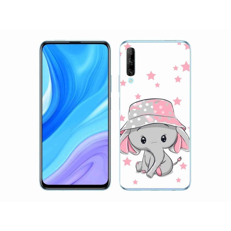 Gélový kryt mmCase na mobil Huawei P Smart Pro (2019) - ružový slon