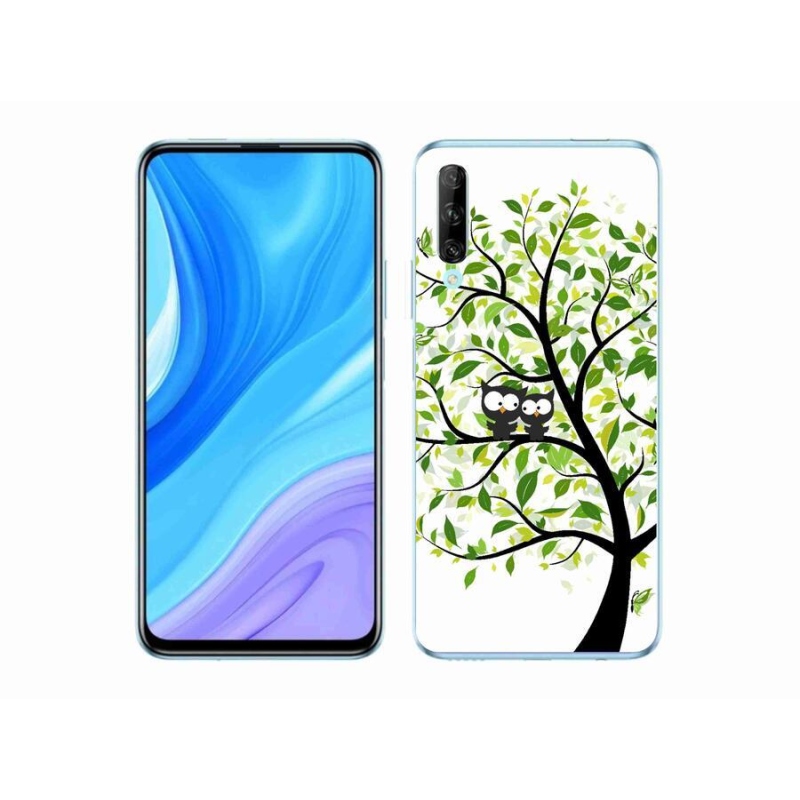 Gélový kryt mmCase na mobil Huawei P Smart Pro (2019) - malej sovy na strome