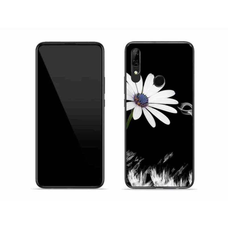 Gélový kryt mmCase na mobil Huawei P Smart Z - biela kvetina