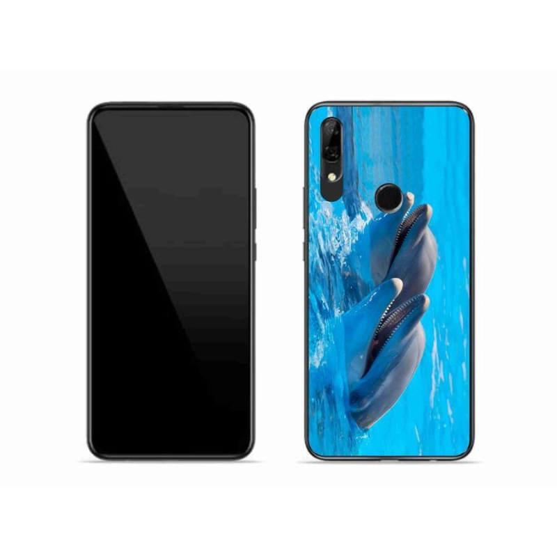 Gélový kryt mmCase na mobil Huawei P Smart Z - delfíny