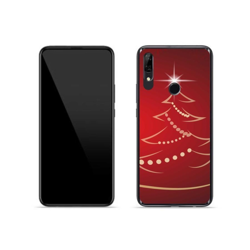 Gélový kryt mmCase na mobil Huawei P Smart Z - kreslený vianočný stromček