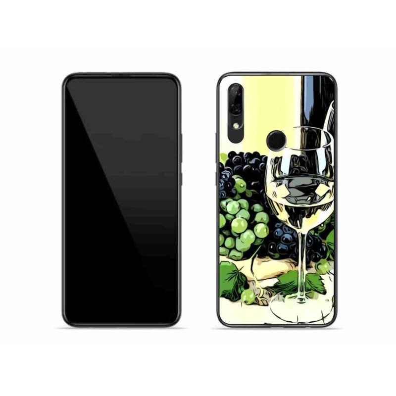 Gélový kryt mmCase na mobil Huawei P Smart Z - pohár vína