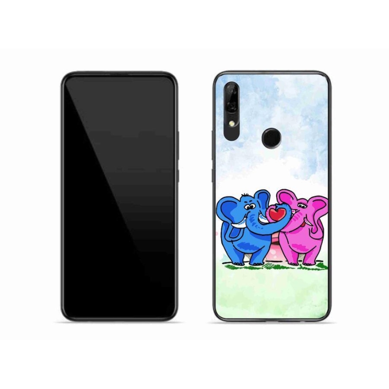 Gélový kryt mmCase na mobil Huawei P Smart Z - zamilovaní slony