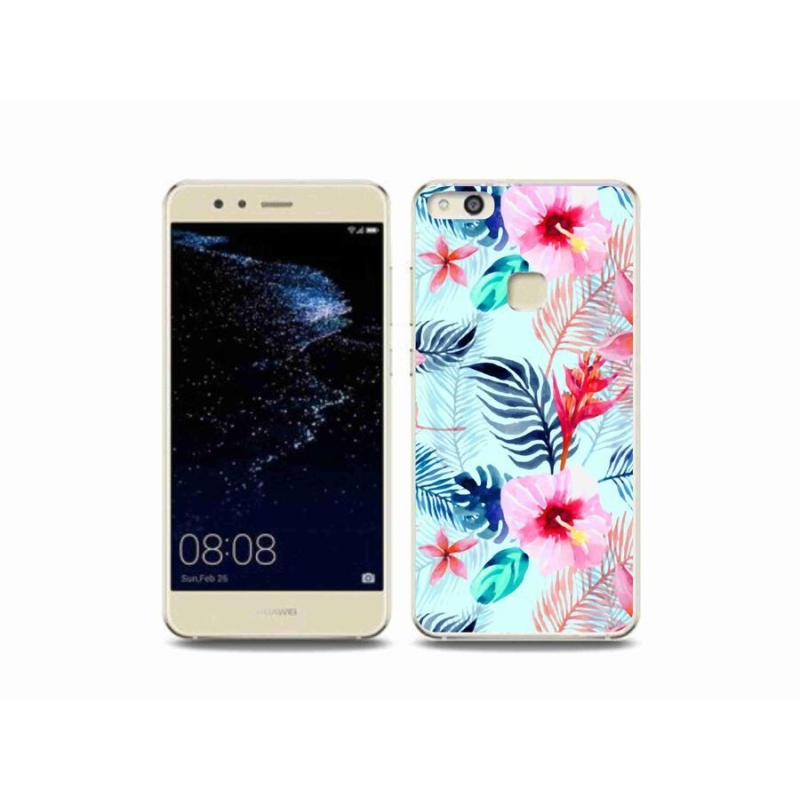 Gélový kryt mmCase na mobil Huawei P10 Lite - kvety